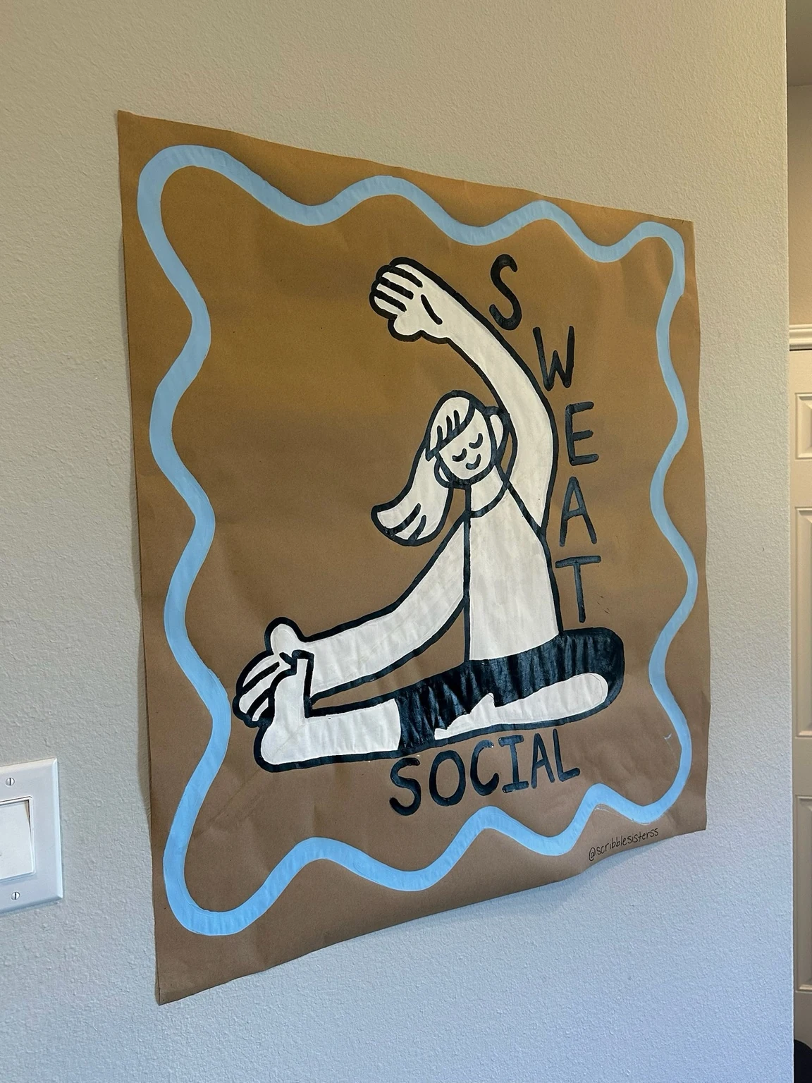 Handmade Sweat Social movement banner